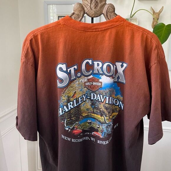 2007 Harley Davidson Smokey Skull Ombre Tshirt XL - Picture 2 of 7